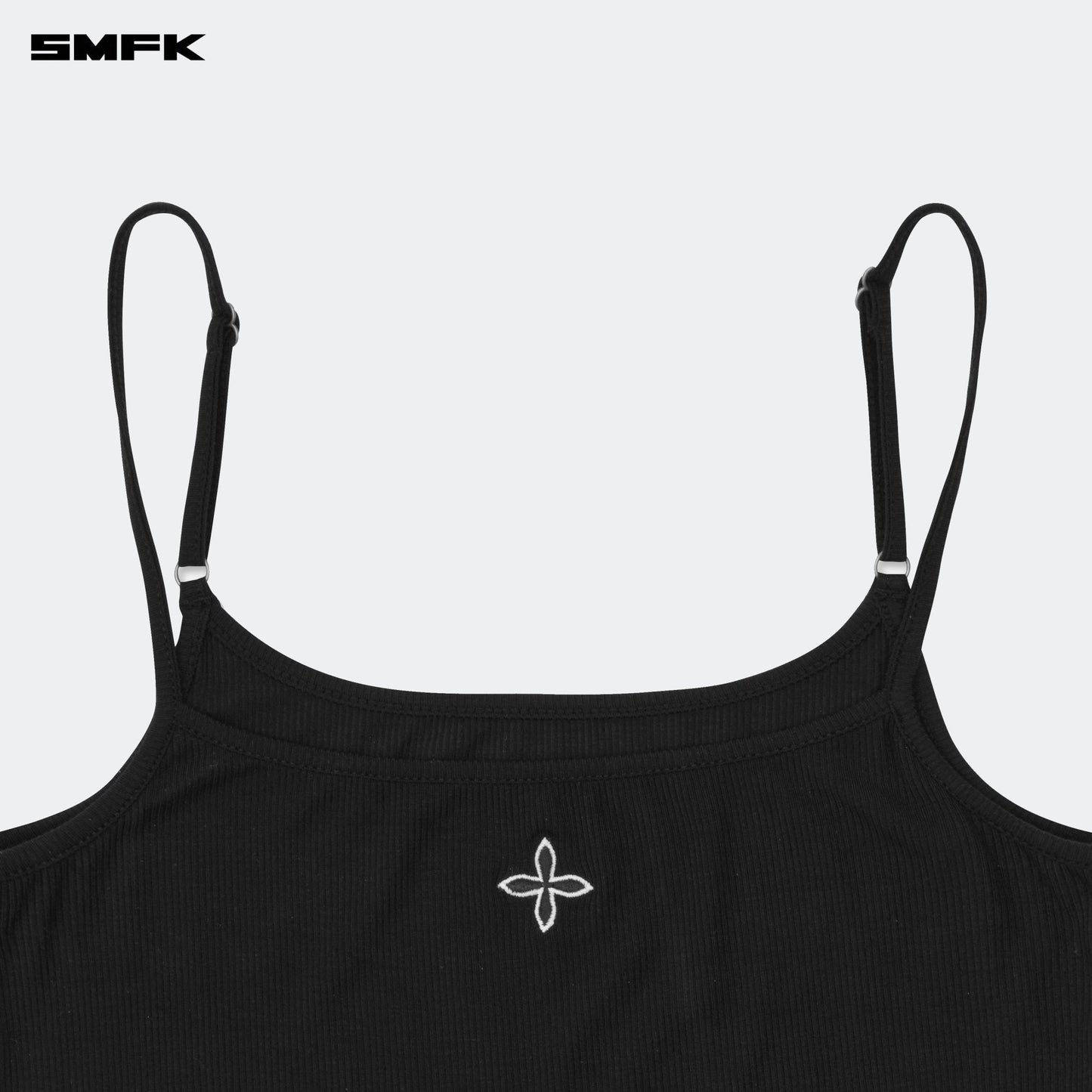 SMFK Compass Hug Ultra-Short Sports Strap Top Black