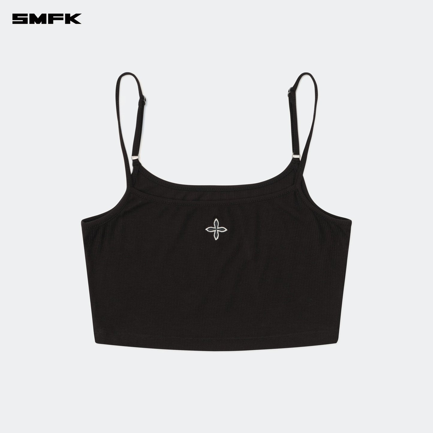 SMFK Compass Hug Ultra-Short Sports Strap Top Black