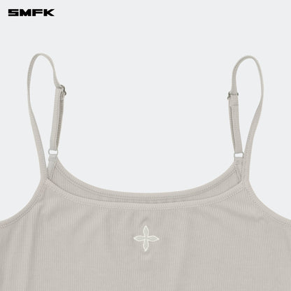 SMFK Compass Hug Ultra-Short Sports Strap Top Gray