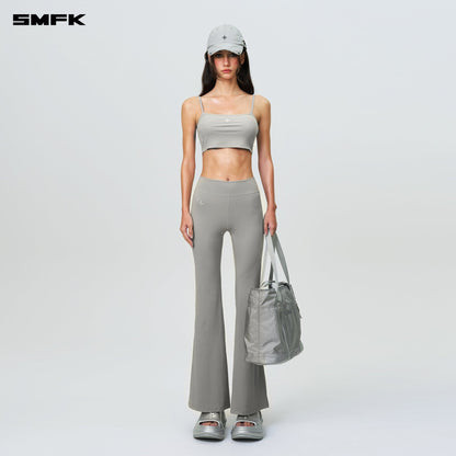 SMFK Compass Hug Ultra-Short Sports Strap Top Gray