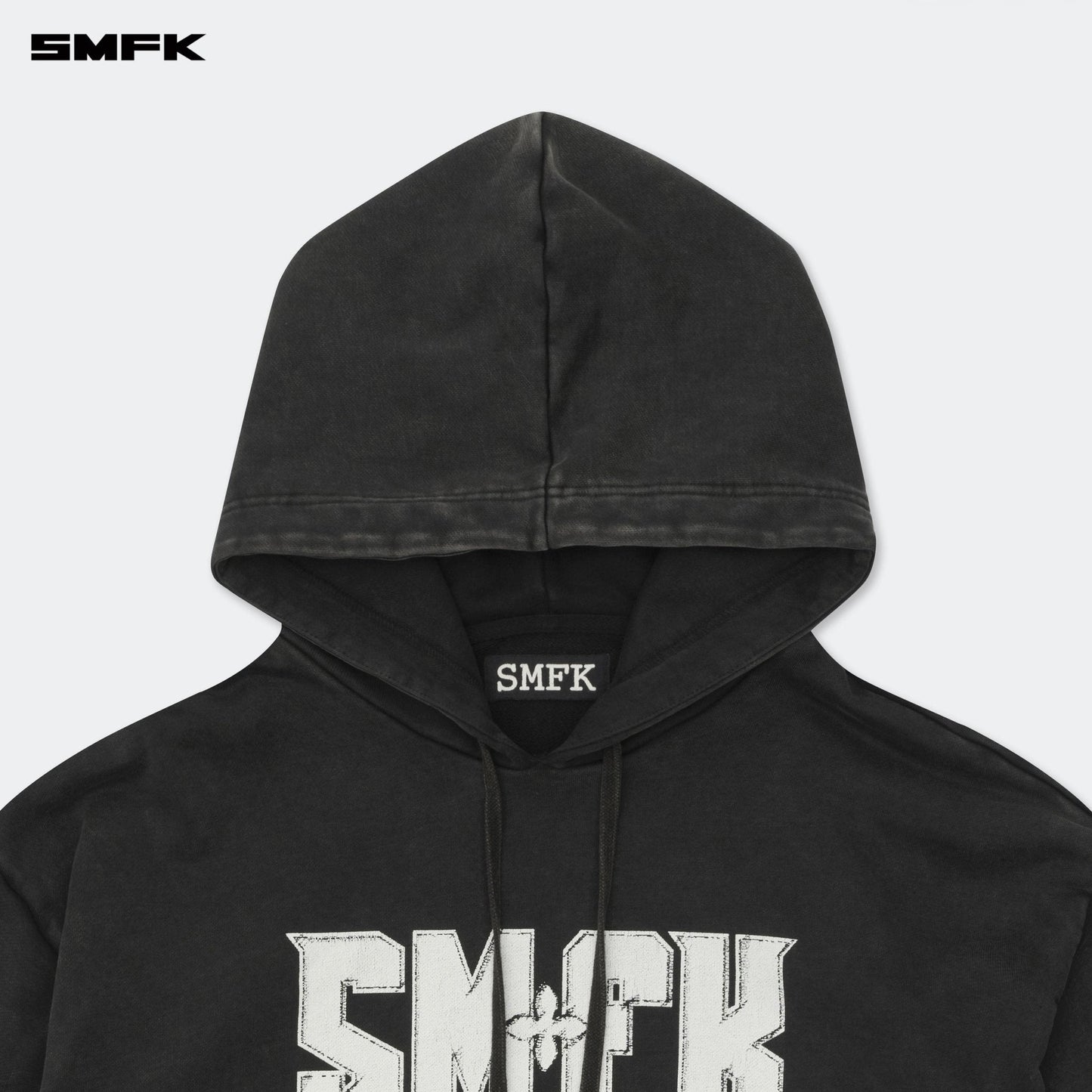 SMFK Compass Metal Rock Loose Hoodie Black