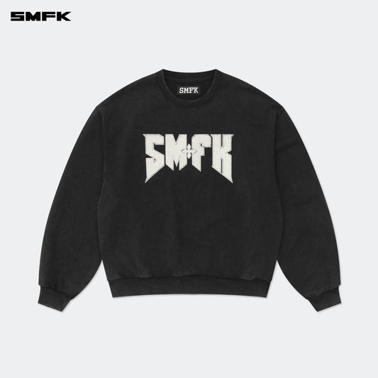 SMFK Compass Metal Rock Retro Loose Sweatshirt