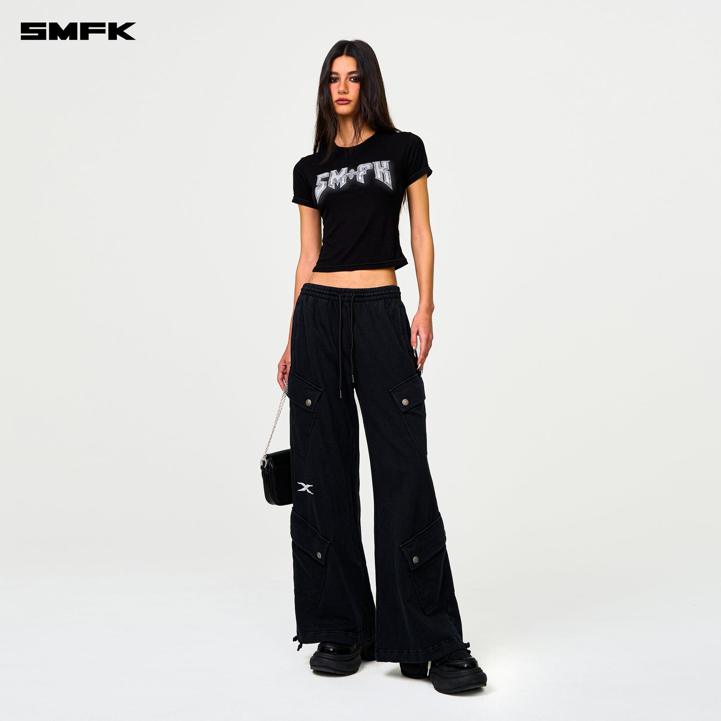 SMFK Compass Metal Rock Slim-Fit Tee Black