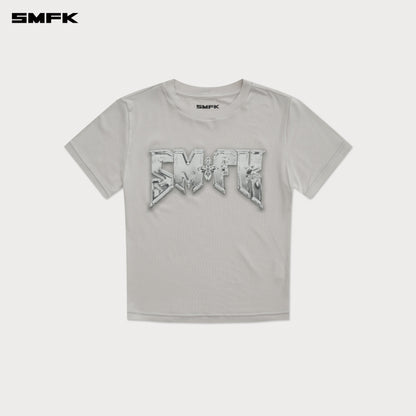 SMFK Compass Metal Rock Slim-Fit Tee Gray