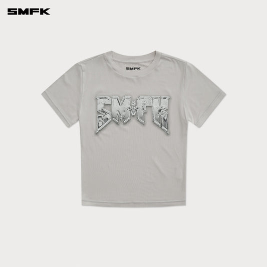 SMFK Compass Metal Rock Slim-Fit Tee Gray