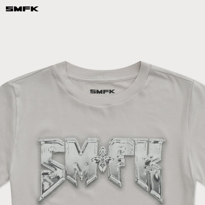 SMFK Compass Metal Rock Slim-Fit Tee Gray