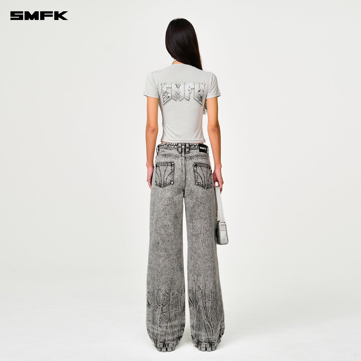 SMFK Compass Metal Rock Slim-Fit Tee Gray