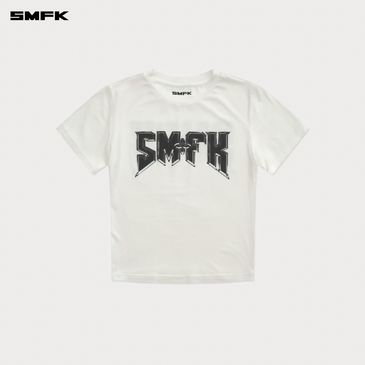 SMFK Compass Metal Rock Slim-Fit Tee White