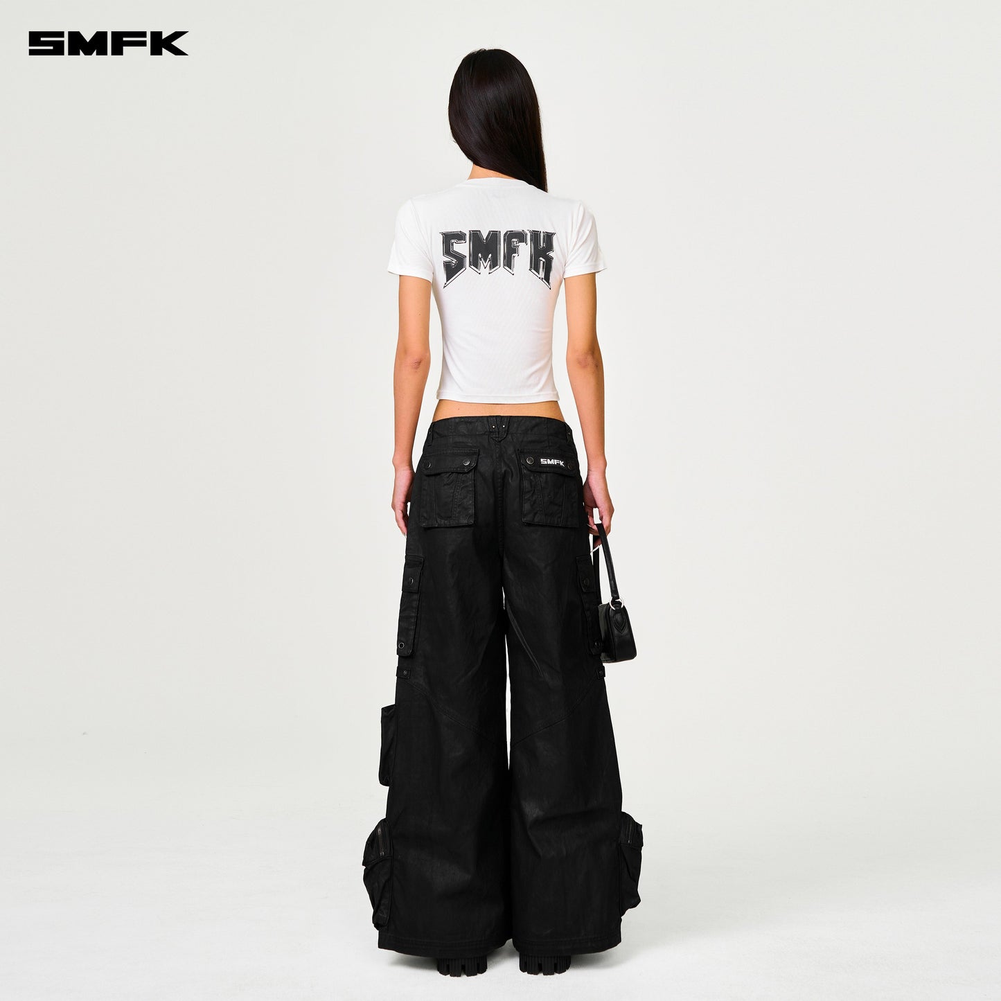 SMFK Compass Metal Rock Slim-Fit Tee White