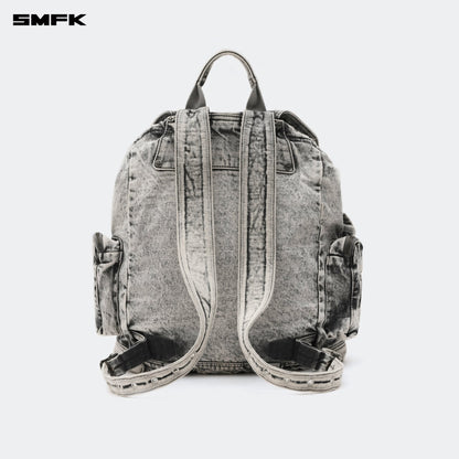 SMFK Compass Mustang Large Outdoor Backpack In Gray