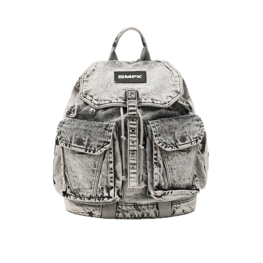 SMFK Compass Mustang Large Outdoor Backpack In Gray