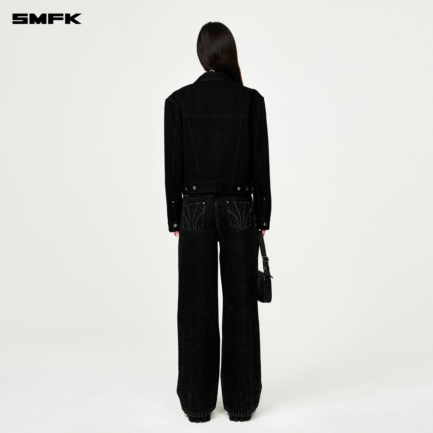 SMFK Compass Permanent Denim Jacket Black