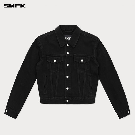 SMFK Compass Permanent Denim Jacket Black