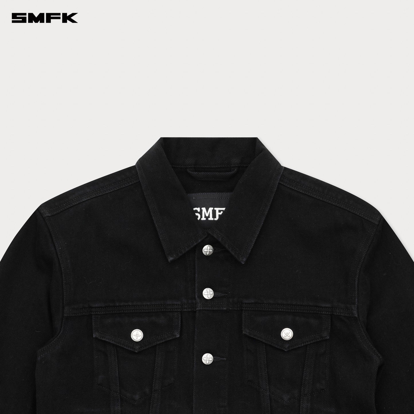 SMFK Compass Permanent Denim Jacket Black