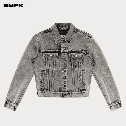 SMFK Compass Permanent Denim Jacket Dust Gray