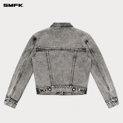 SMFK Compass Permanent Denim Jacket Dust Gray