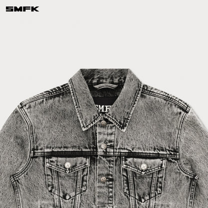 SMFK Compass Permanent Denim Jacket Dust Gray