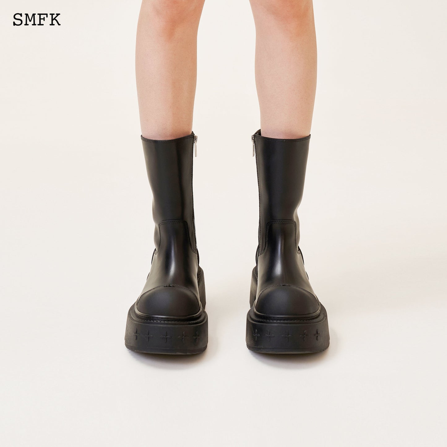 SMFK Compass Rider Low Boots In Black