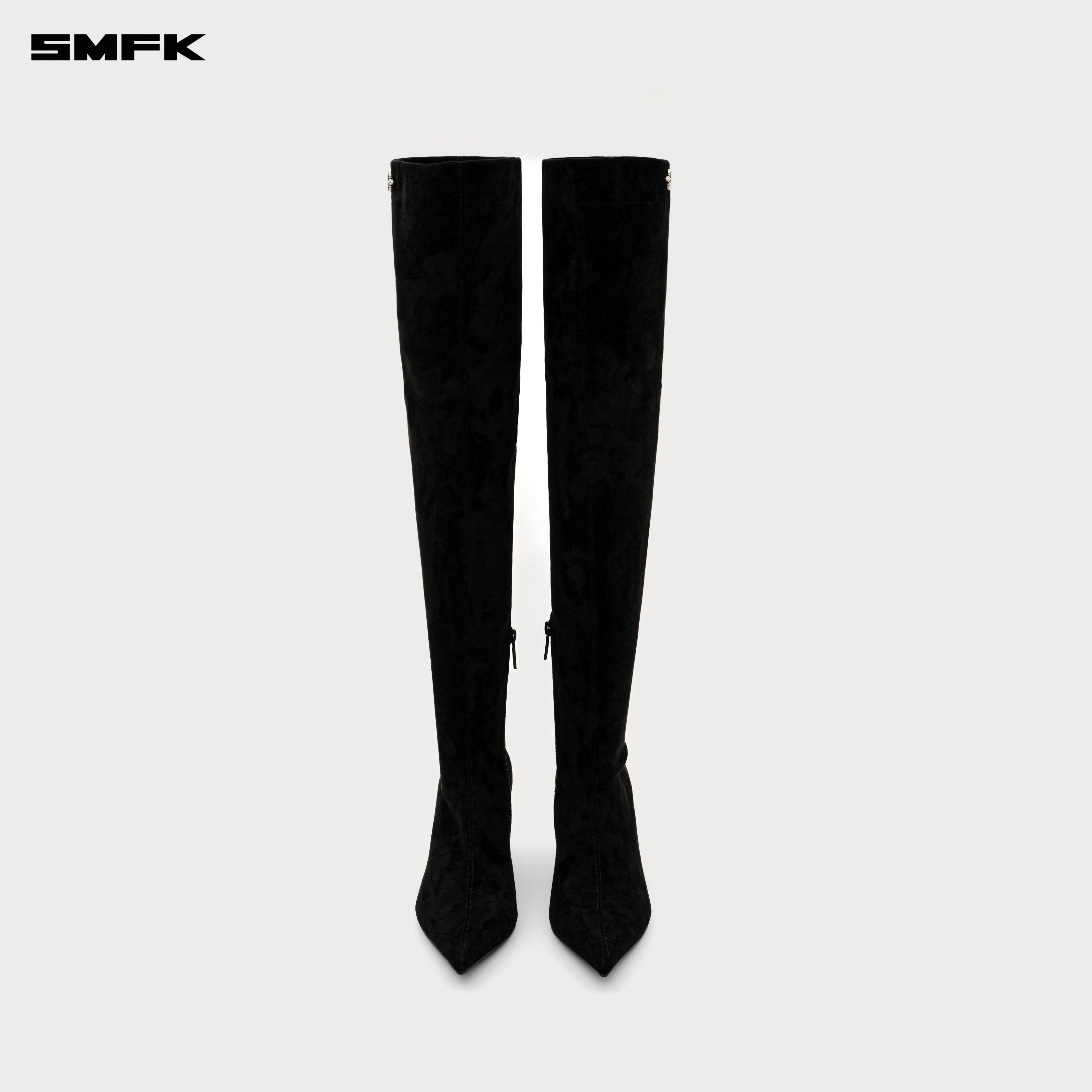 SMFK COMPASS RIVET Elastic Knee-High Boots – Fixxshop