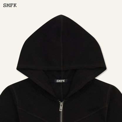 SMFK Compass Rove Jogging Sport Suit In Black