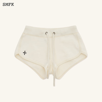 SMFK Compass Rove Stray Low-rise Running Shorts White