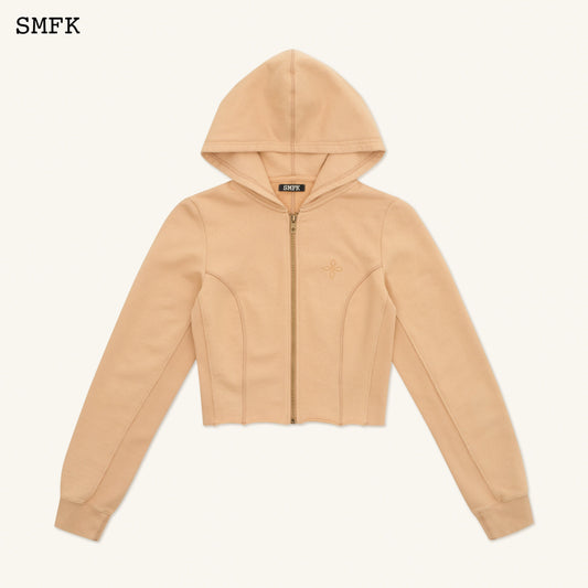 SMFK Compass Rove Stray Slim-Fit Hoodie In Sand
