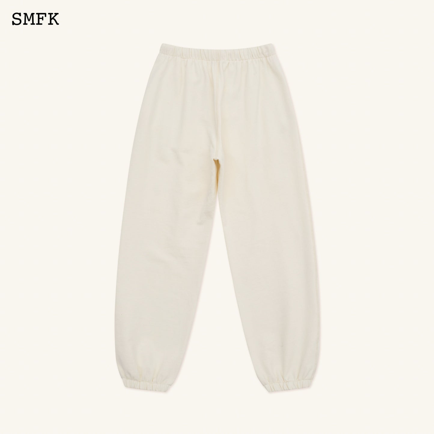 SMFK Compass Rush Jogging Sweatpants In White