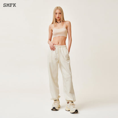 SMFK Compass Rush Jogging Sweatpants In White