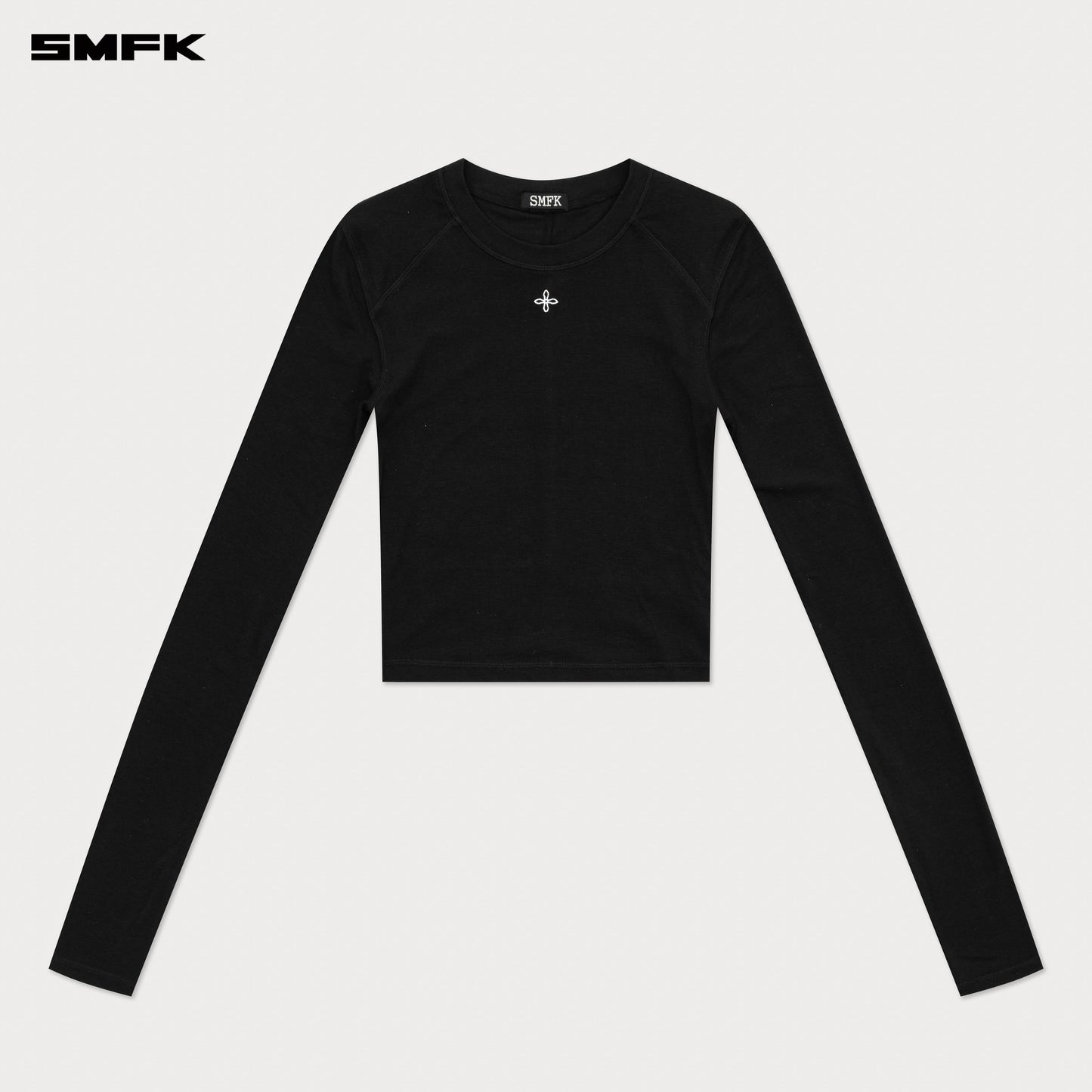 SMFK Compass Rush Slim-Fit Long Sleeves Top Black