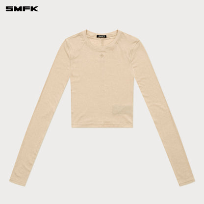 SMFK Compass Rush Slim-Fit Long Sleeves Top Linen