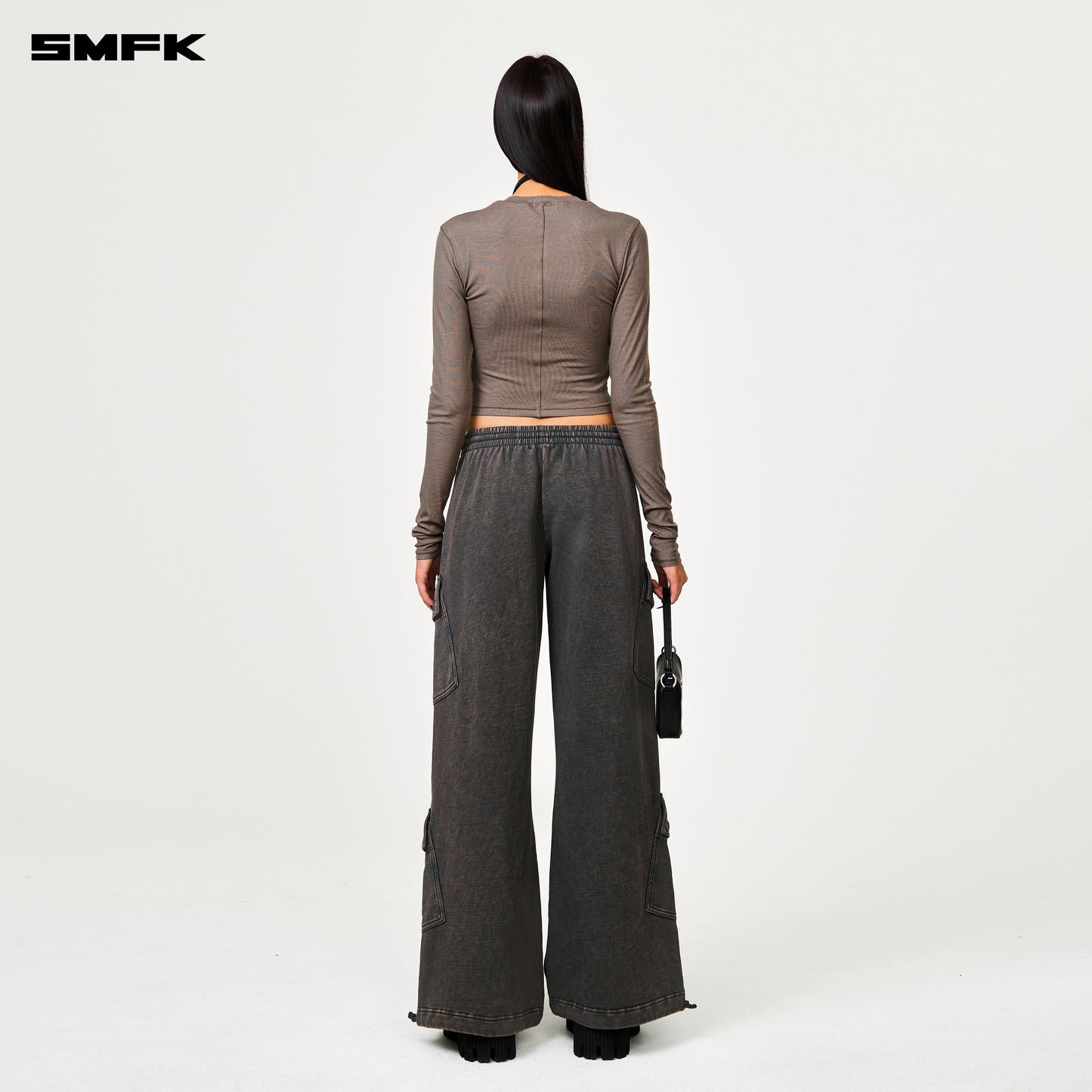 SMFK Compass Rush Slim-Fit Long Sleeves Top Nude