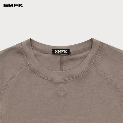 SMFK Compass Rush Slim-Fit Long Sleeves Top Nude