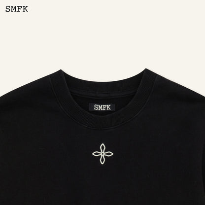 SMFK Compass Rush Slim Fit Sweatshirt Black