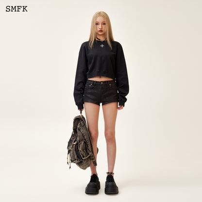 SMFK Compass Rush Slim Fit Sweatshirt Black