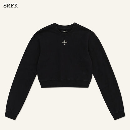 SMFK Compass Rush Slim Fit Sweatshirt Black