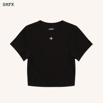 SMFK Compass Rush Slim-Fit Tee In Black