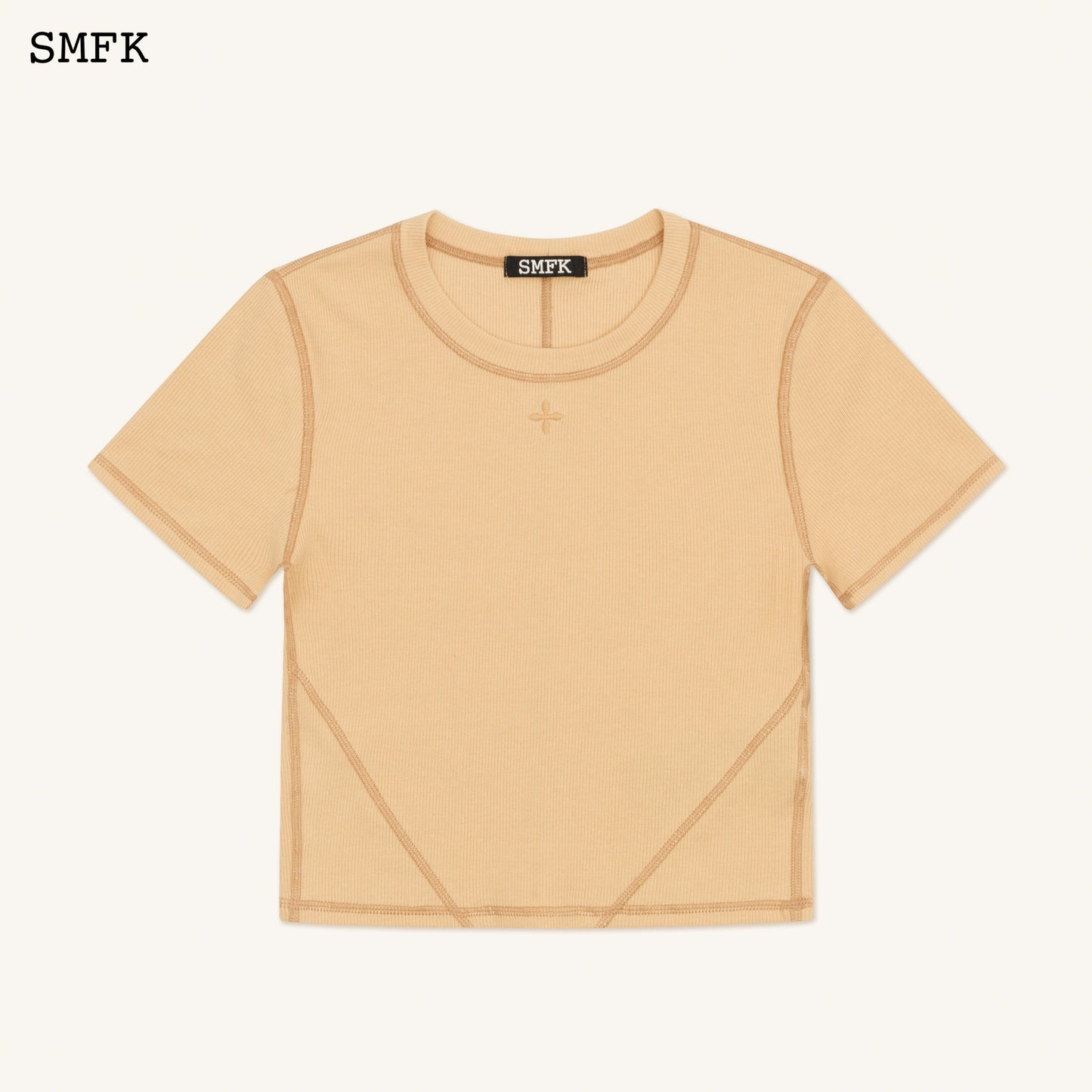 SMFK Compass Rush Slim-Fit Tee In Sand