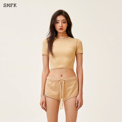 SMFK Compass Rush Slim-Fit Tee In Sand