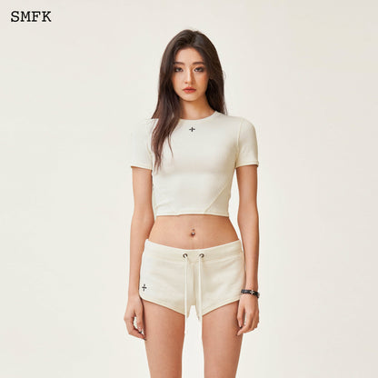 SMFK Compass Rush Slim-Fit Tee In White