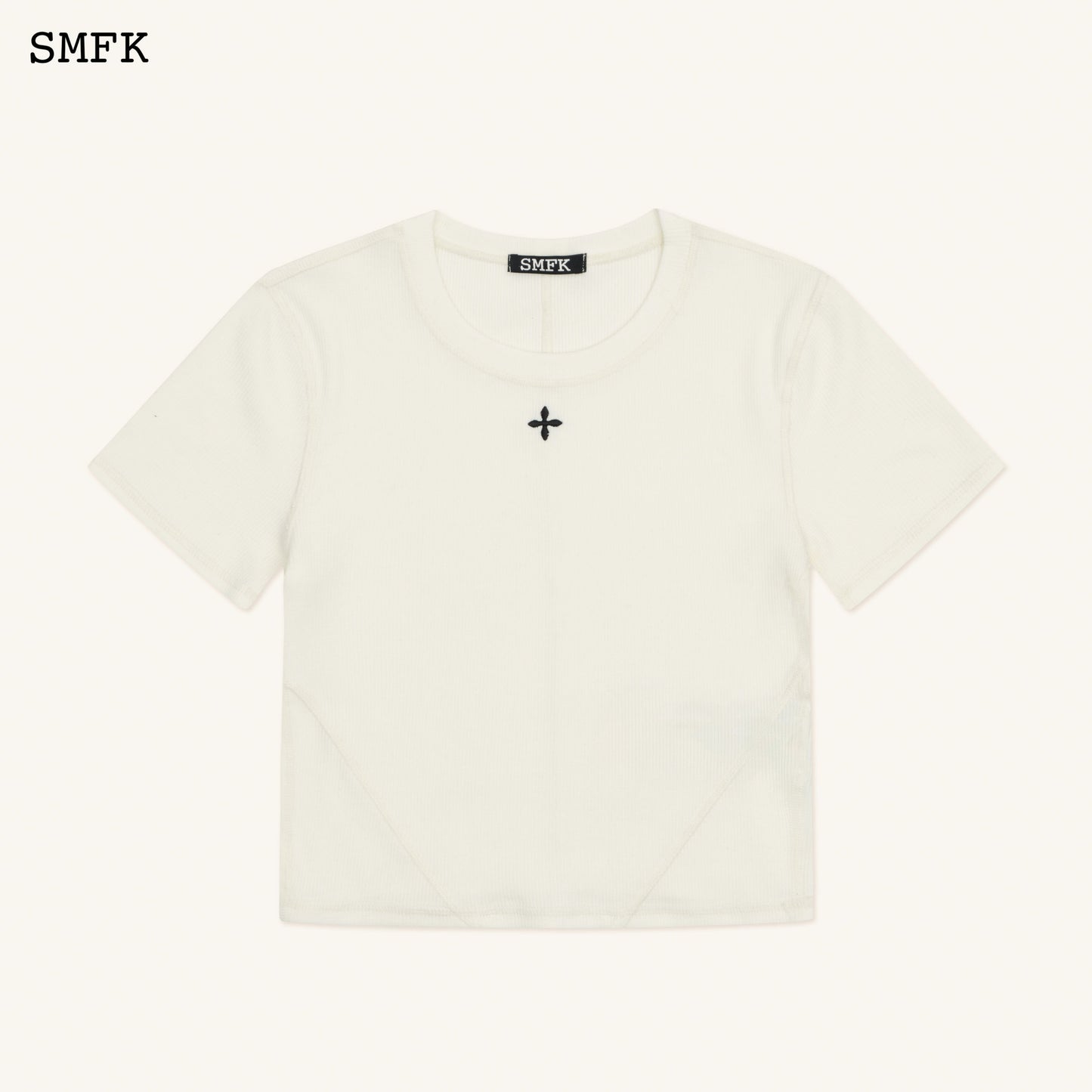 SMFK Compass Rush Slim-Fit Tee In White