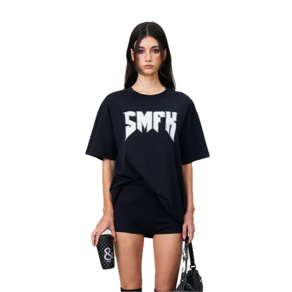 SMFK Compass SMFK Metal Rock Loose Tee Black