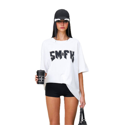 SMFK Compass SMFK Metal Rock Loose Tee Cream