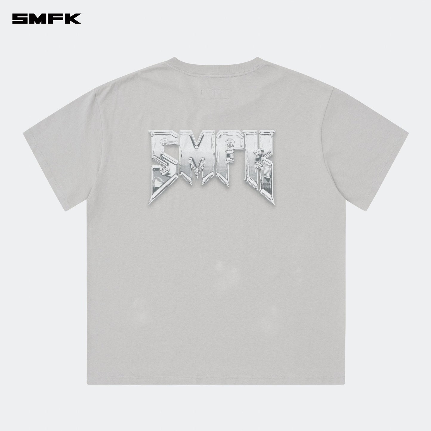 SMFK Compass SMFK Metal Rock Loose Tee Gray