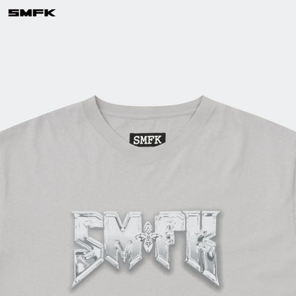 SMFK Compass SMFK Metal Rock Loose Tee Gray