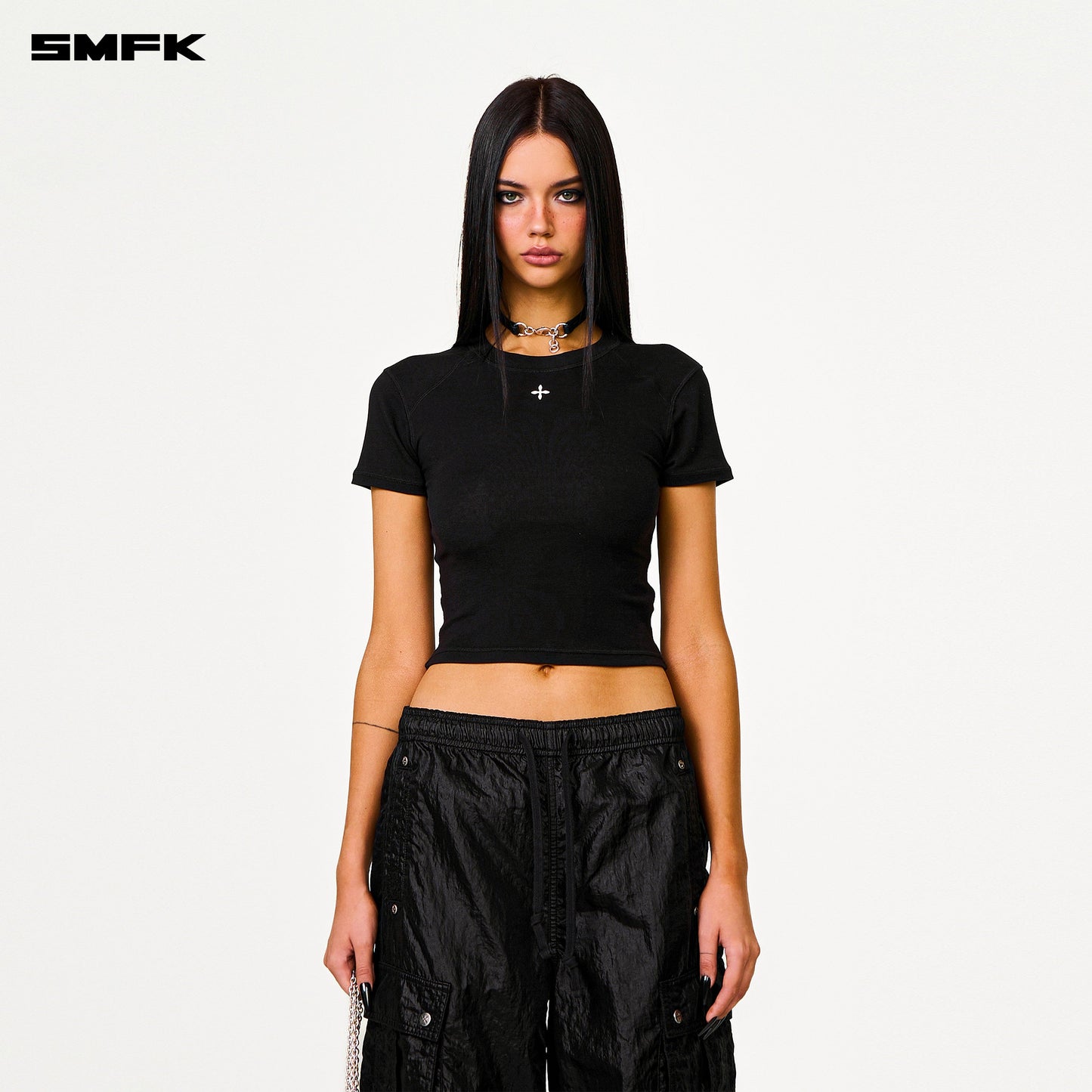 SMFK Compass Standard Rush Slim-Fit Tee In Black