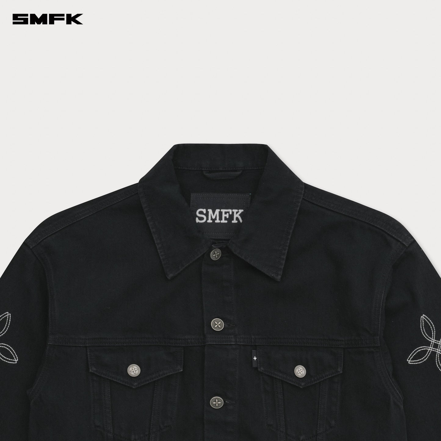 SMFK Compass Tarpan Black Denim Jacket