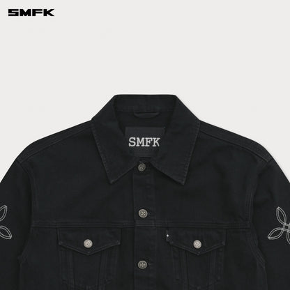 SMFK Compass Tarpan Black Denim Jacket