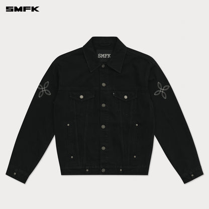 SMFK Compass Tarpan Black Denim Jacket