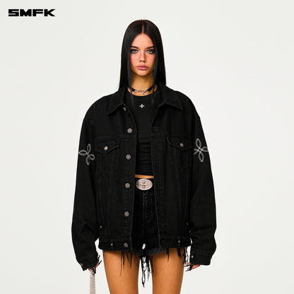 SMFK Compass Tarpan Black Denim Jacket