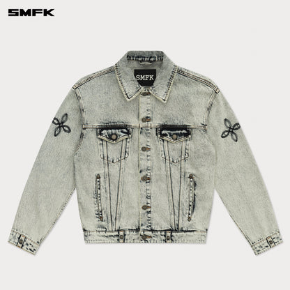 SMFK Compass Tarpan Snowflake Denim Jacket